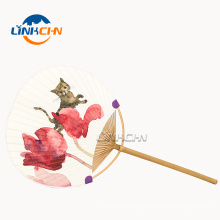 high quality promotional circular hand fan as gift